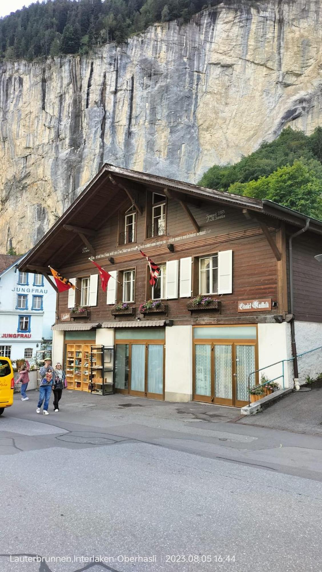 Chalet Maithili Lauterbrunnen -152-Year-Old Majestic Chalet Exterior foto
