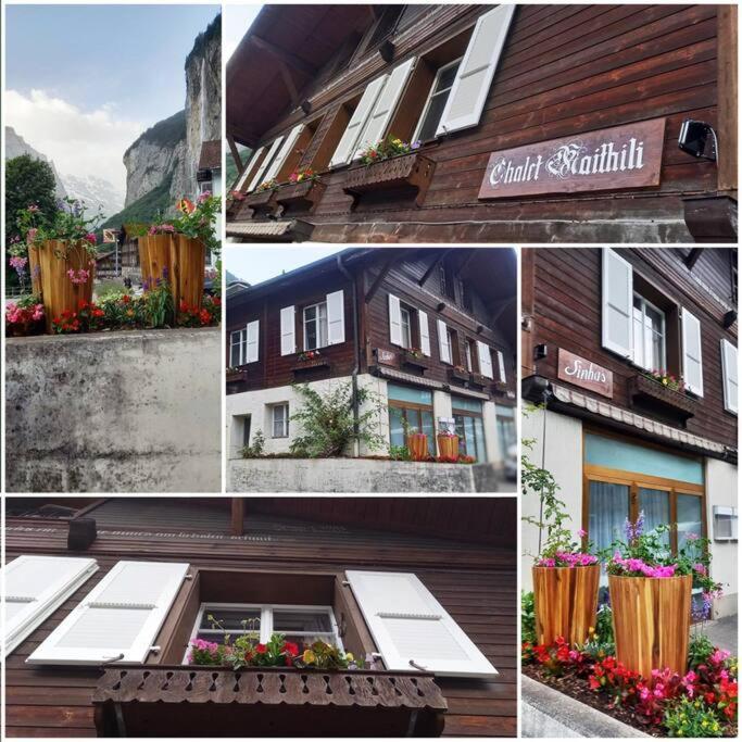 Chalet Maithili Lauterbrunnen -152-Year-Old Majestic Chalet Exterior foto