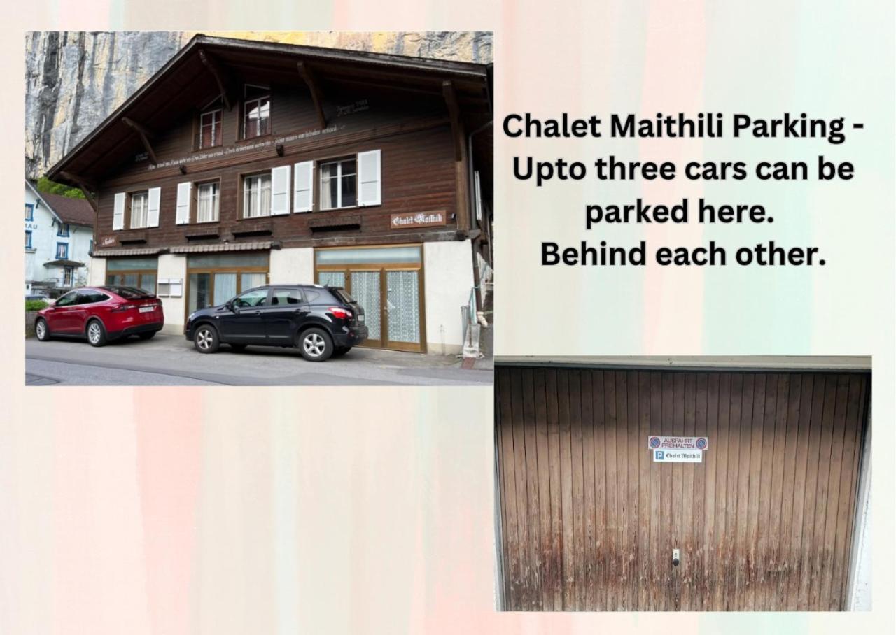 Chalet Maithili Lauterbrunnen -152-Year-Old Majestic Chalet Exterior foto