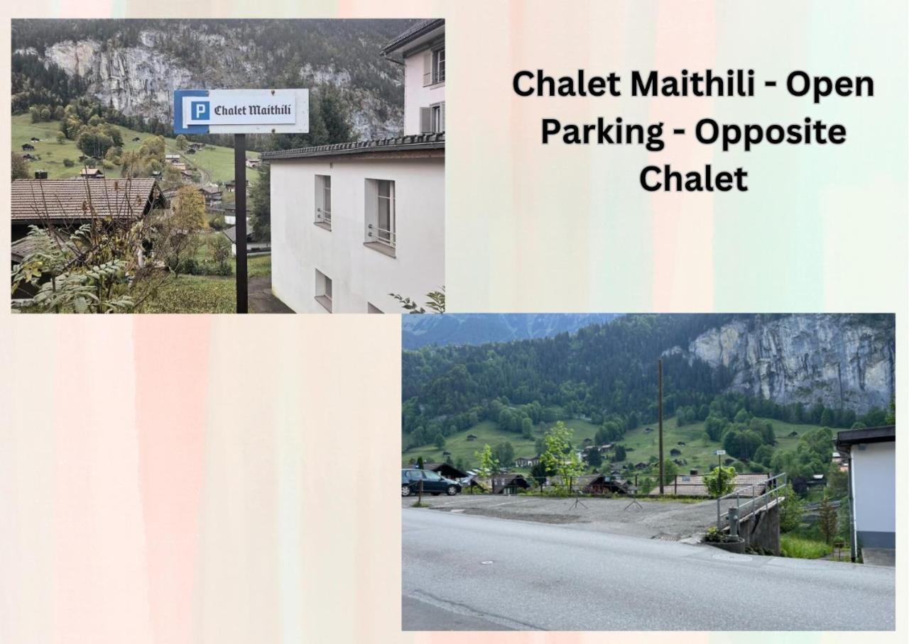 Chalet Maithili Lauterbrunnen -152-Year-Old Majestic Chalet Exterior foto